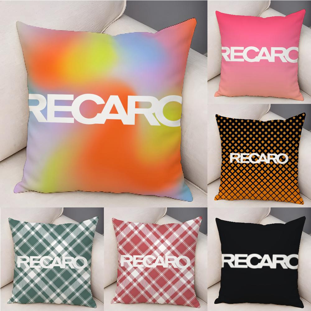 Home Decor Logo Design - Housse de coussin décorative en peluche