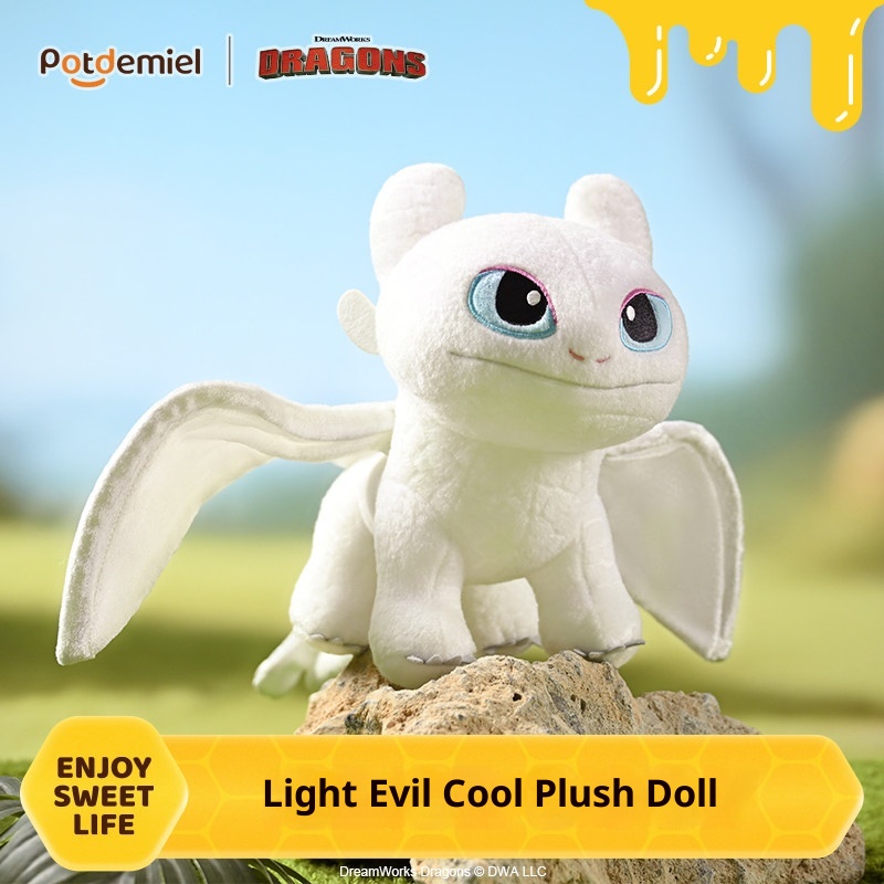 Home Decor How To - Peluche originale Potdemiel Light Fury, jouet