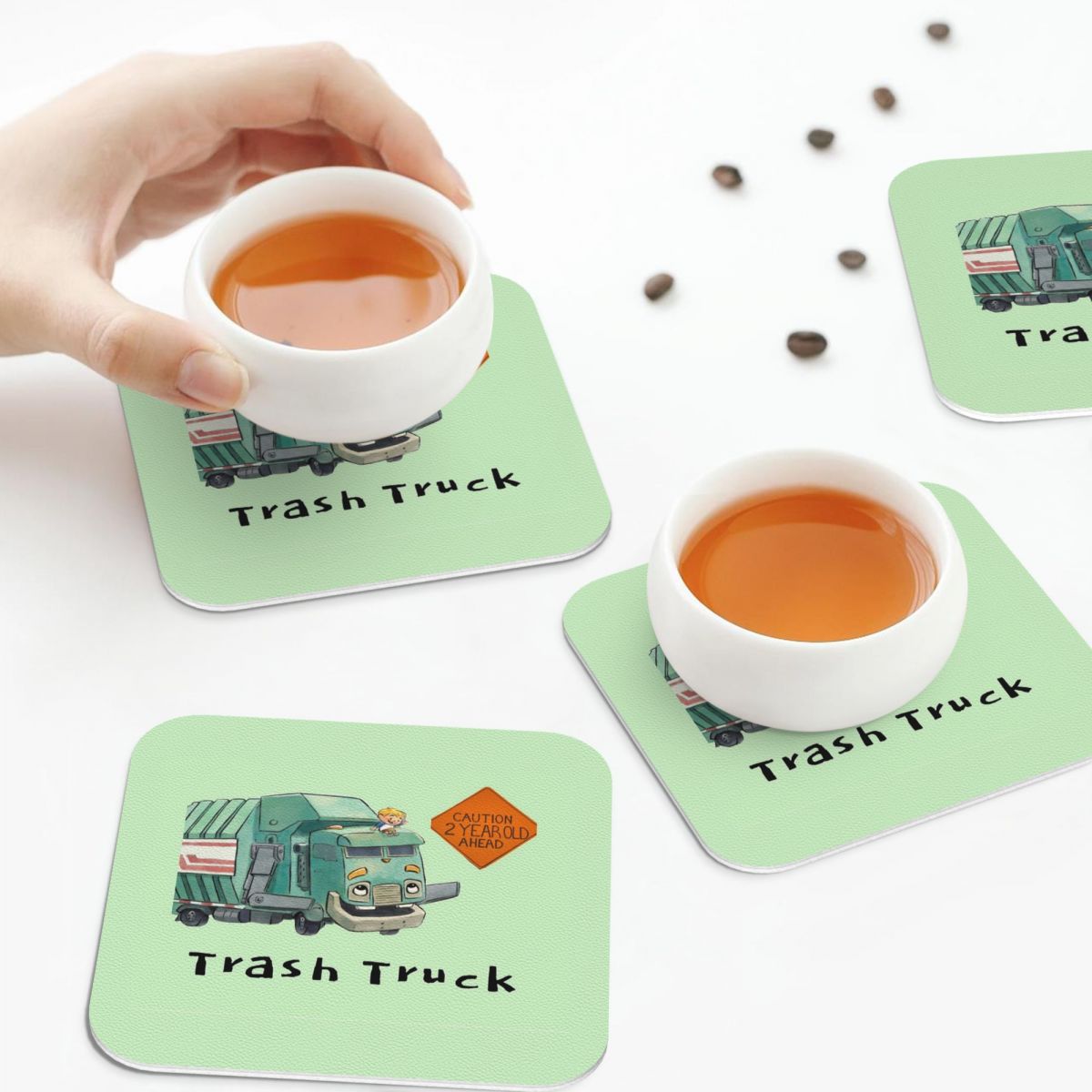 Home Decor Netflix - Sous-verres Netflix de dessin animé pour