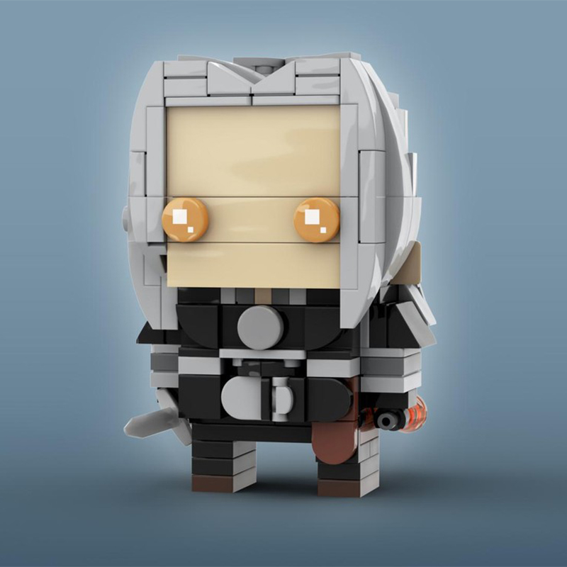 Home Decor Netflix - 219 pièces MOC Geralt Rivia Brickheadz