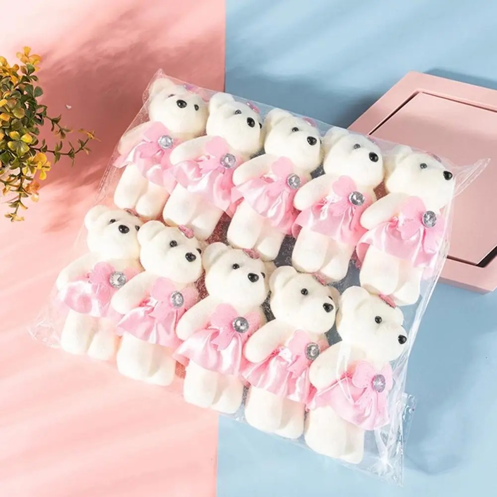 Home Decor Unique - Lot de 10 ours en fleurs