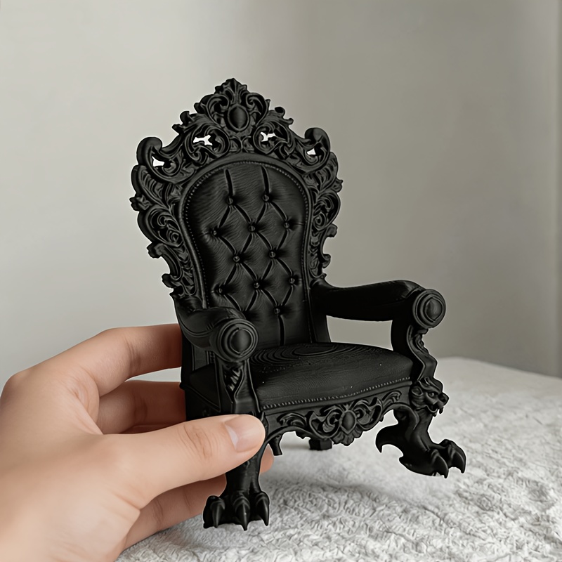 Home Decor Medieval - Trône de luxe 1 pièce –