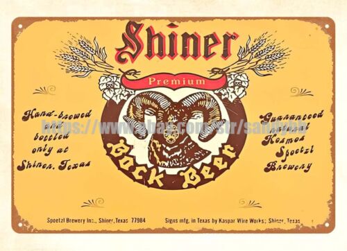 Home Decor Online Shopping - Shiner Beer Brewery Man Cave Dinning,