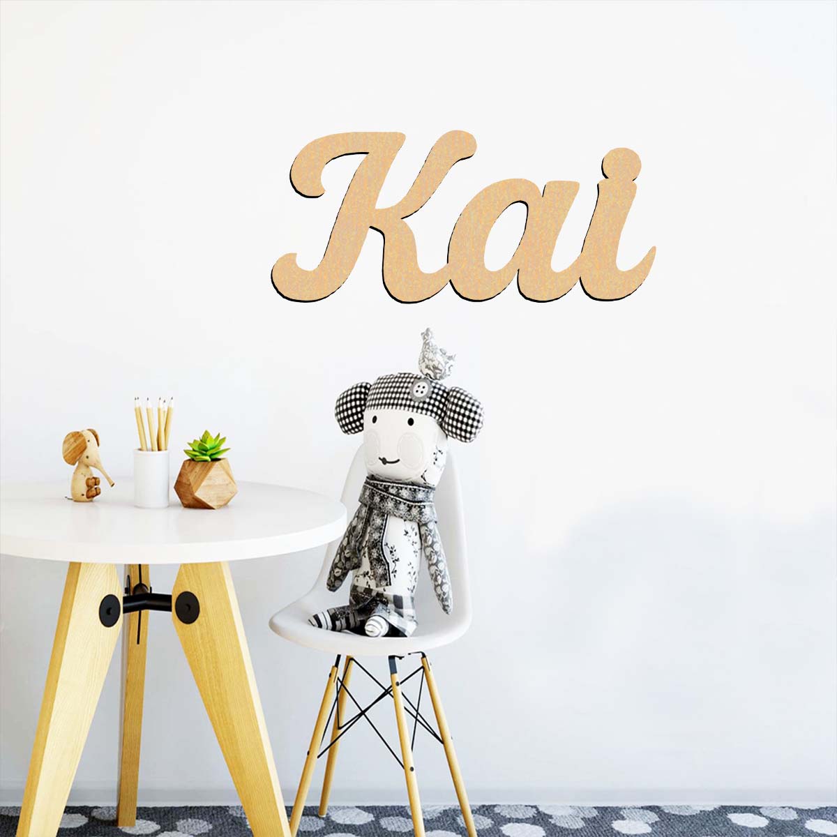 Home Decor Examples - Décoration d'intérieur personnalisable en bois découpé