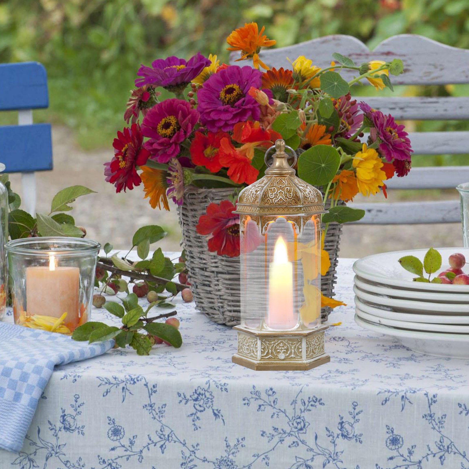 Home Decor Shop - Lanterne à bougie Ramadan, lampe de