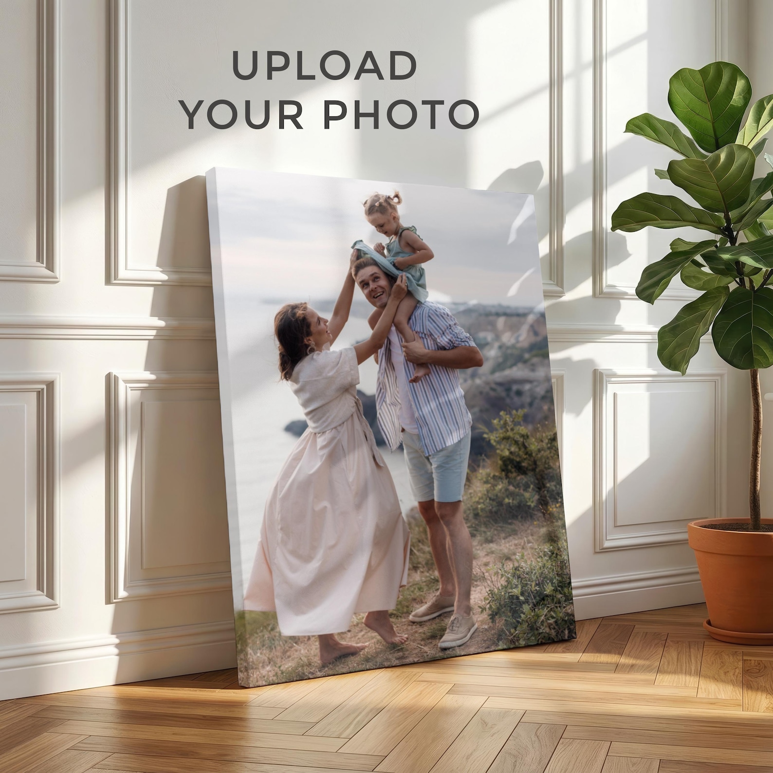 Home Decor Canvas - Toile photo personnalisée, Art mural familial