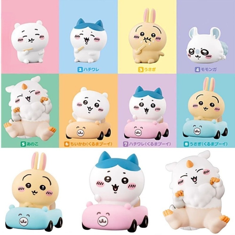 Home Decor Interior - Figurines tendance Hachiware Usagi, style cartoonish,