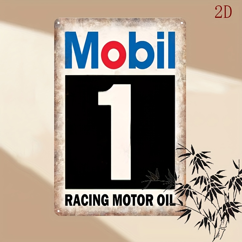 Home Decor Shop - Plaque Métallique Vintage Huile Moteur Course