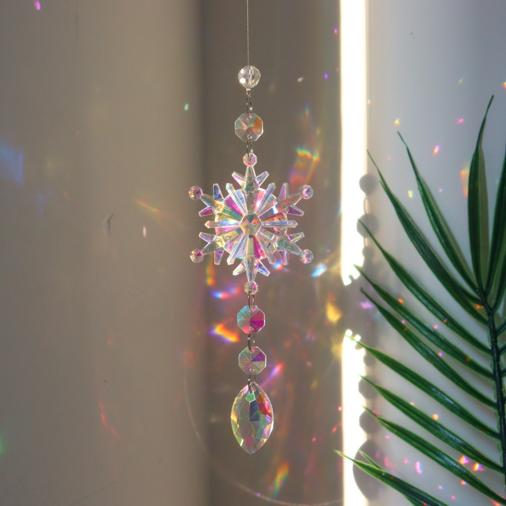Crystal Sun Catcher - Pendentif attrape-soleil DIY multicolore en forme