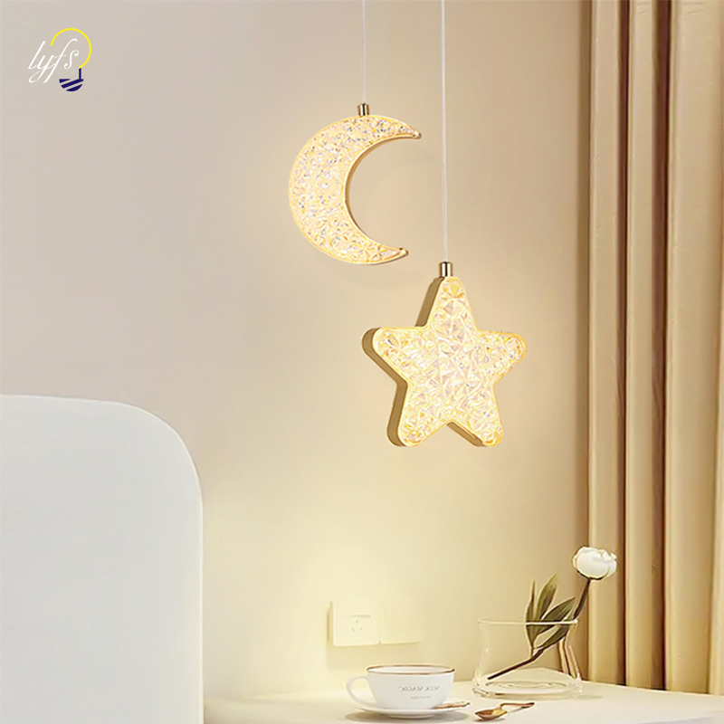 Hanging Moon Lamp - Lampe LED suspendue en forme de