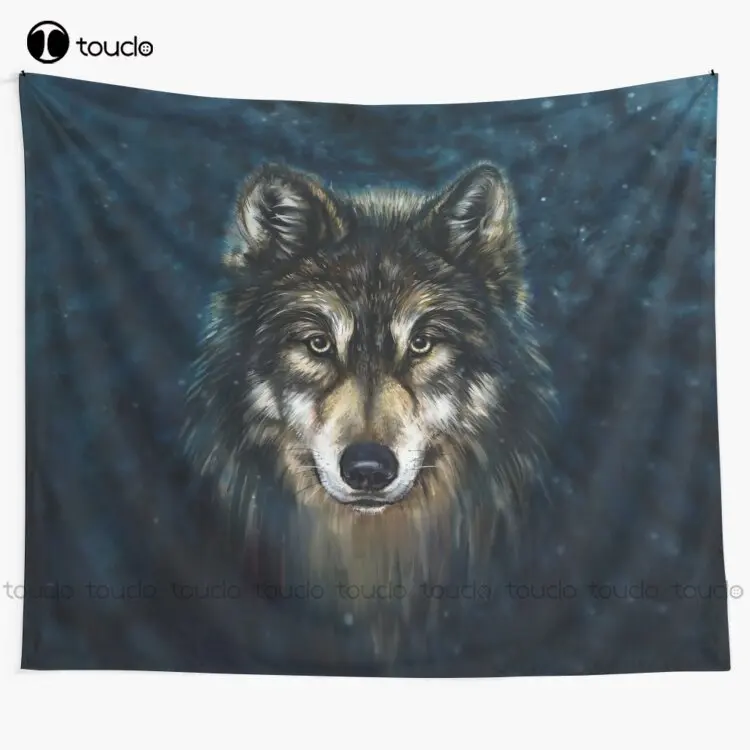 Home Decor Website - Tapisserie murale artistique avec visage de