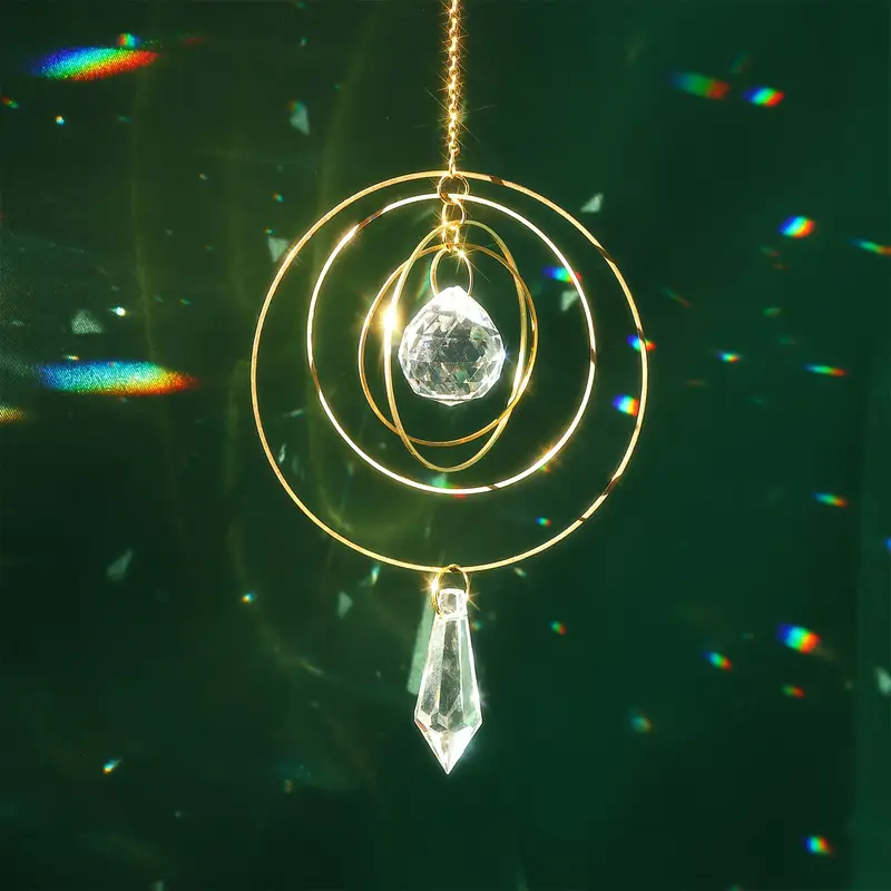 Crystal Sun Catcher - Attrape-soleil de jardin en cristal à