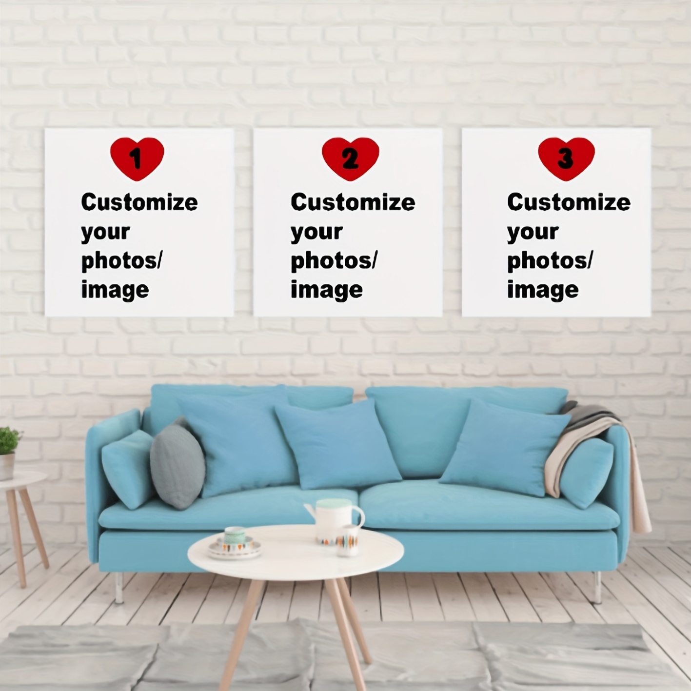 Home Decor Foto - Affiche en toile carrée personnalisée, 3
