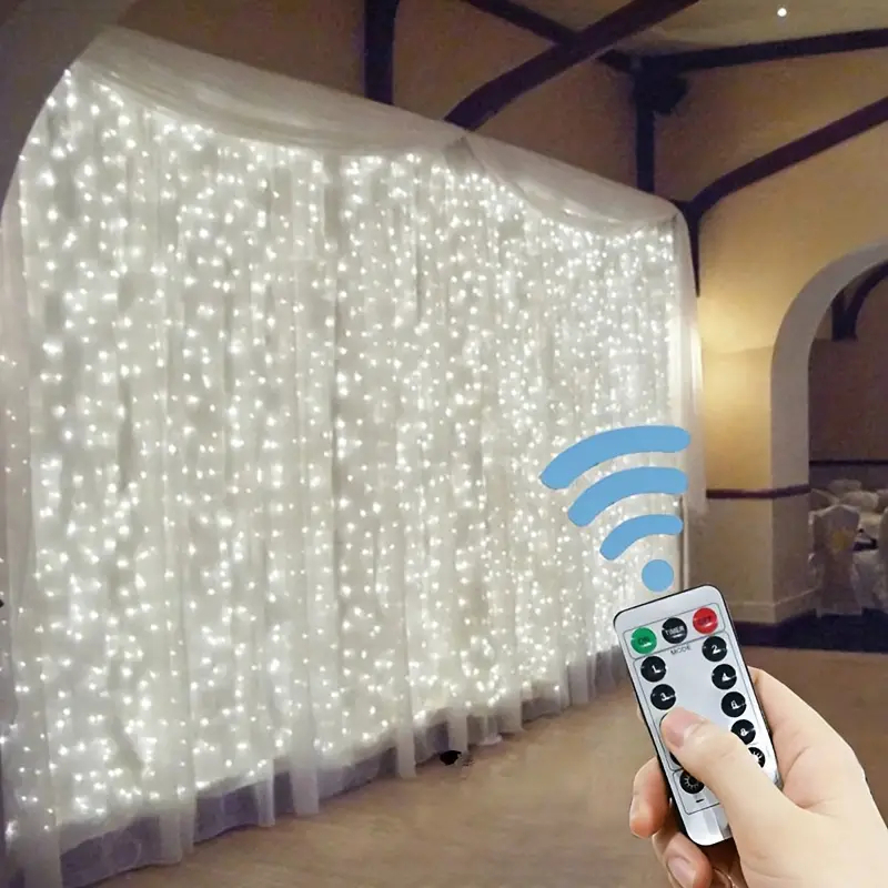 String Curtain Light - 3/4/6m rideau LED chaîne lumières guirlande