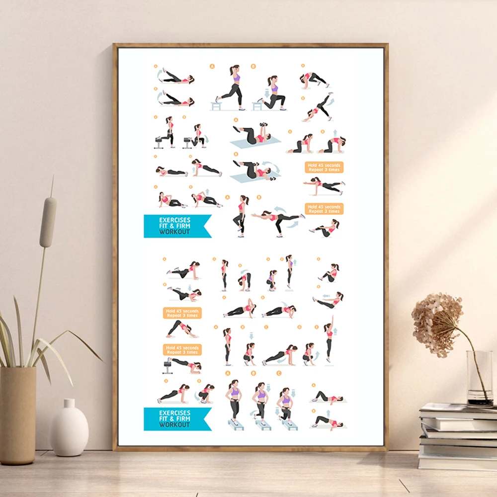 Home Decor Examples - Injgrill-Affiche murale Dean M, Exercices de