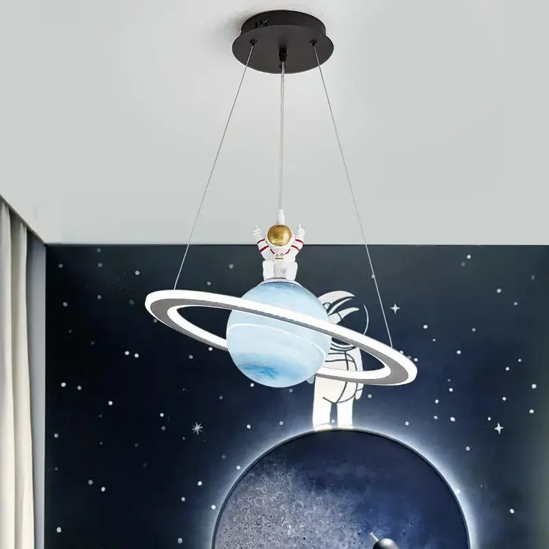 Hanging Moon Lamp - Nouvelle Lampe Suspendue LED Astronaute en