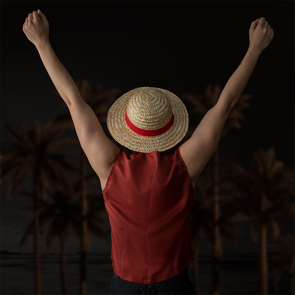 Chapeau de paille Luffy sous l - Home Decor Netflix avis et prix