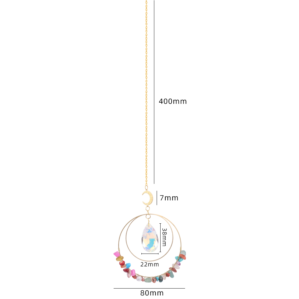Attrape-soleil circulaire en c - Crystal Sun Catcher avis et prix