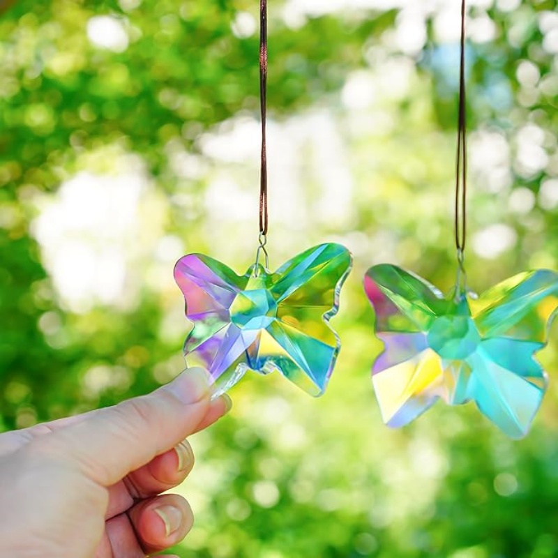 Attrape-soleil papillon en cri - Crystal Sun Catcher avis et prix
