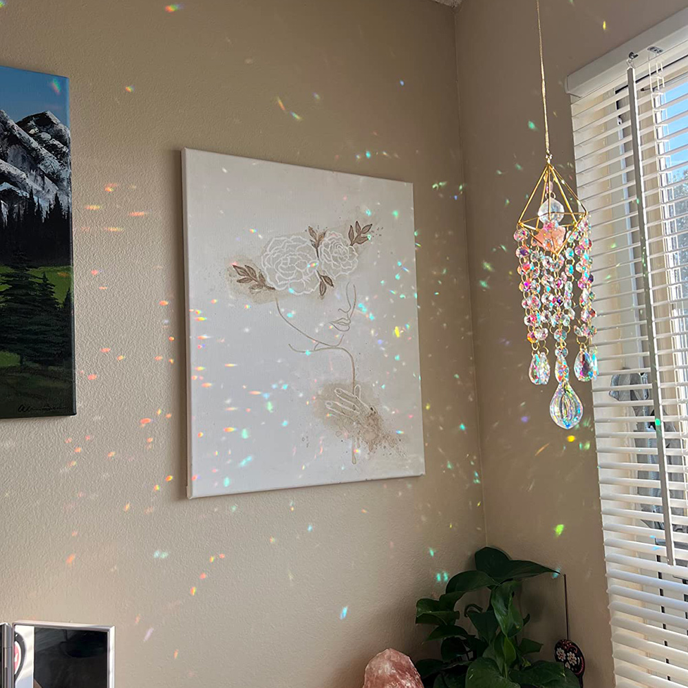 Attrape-soleil suspendu en cri - Crystal Sun Catcher avis et prix