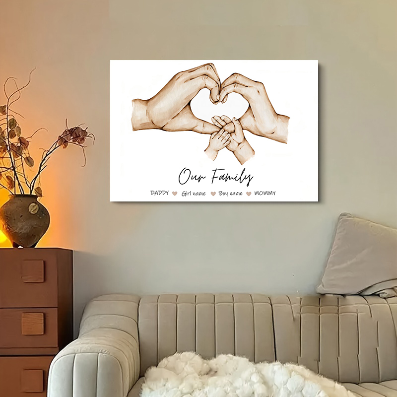 Affiche personnalisée à main d - Home Decor Canvas avis et prix