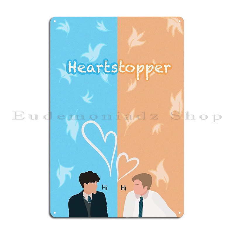 Heartstopper-Panneau en métal  - Home Decor Netflix avis et prix