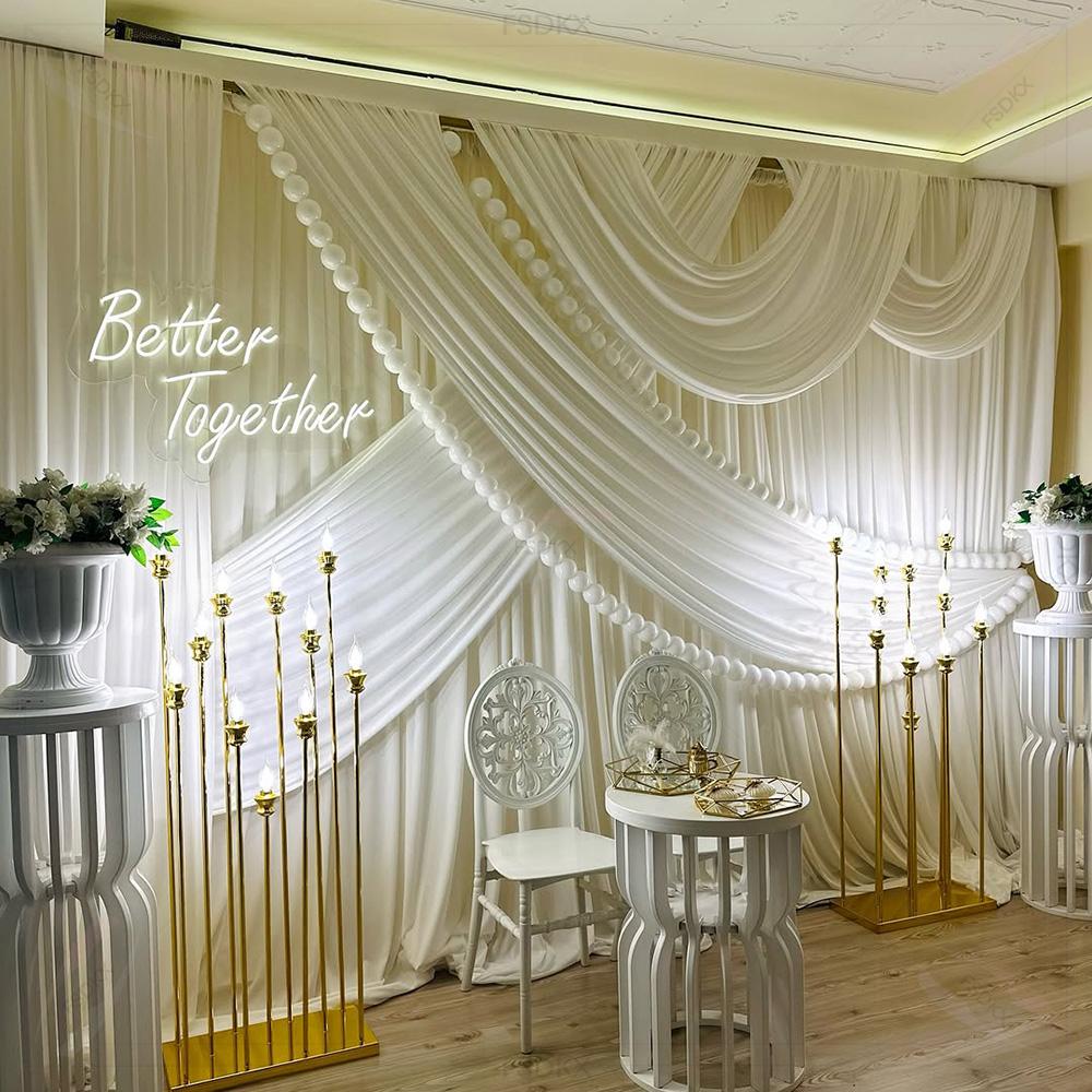 FSDKX pas cher blanc glace soi - Home Decor Curtains avis et prix