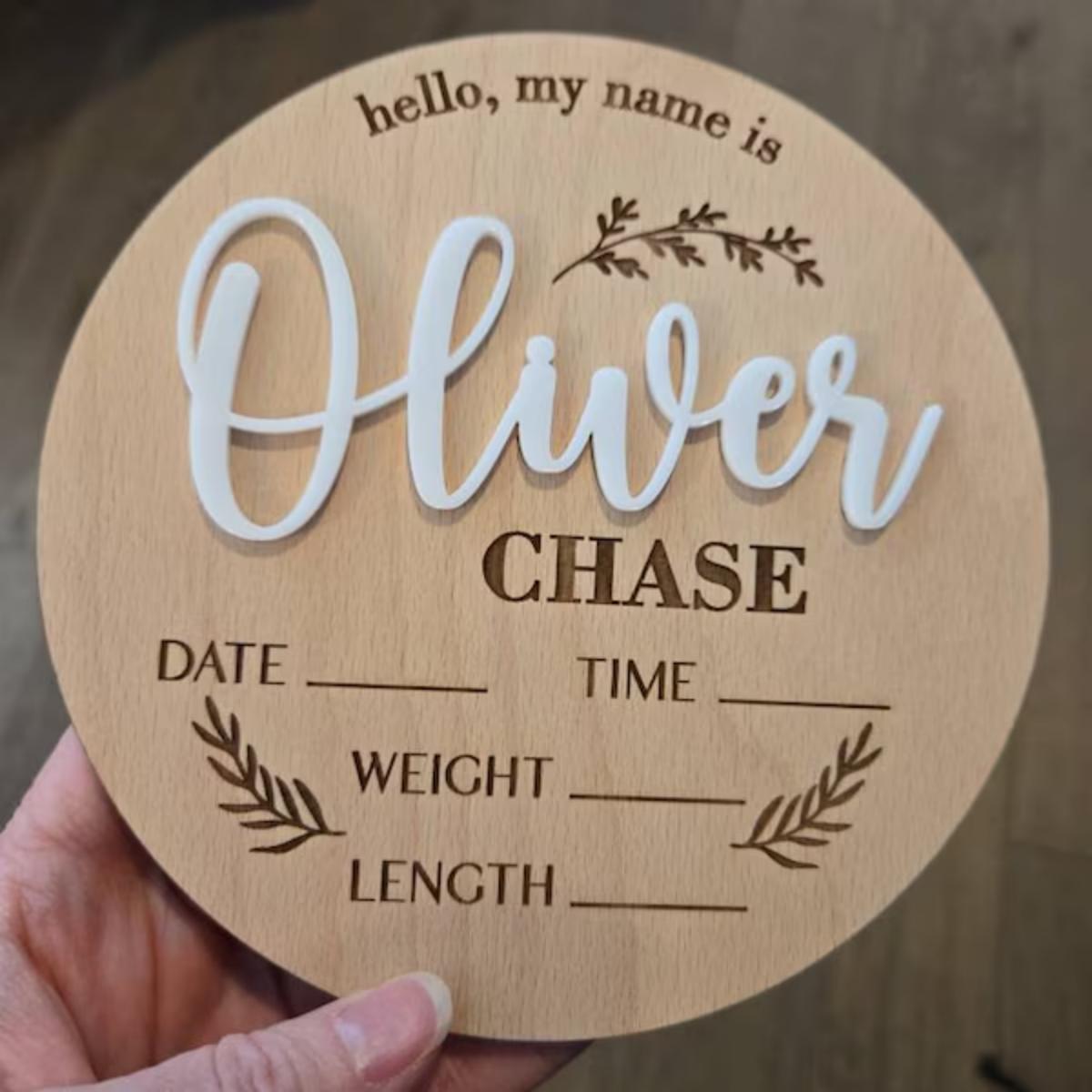 1 plaque personnalisée en bois - Home Decor Unique avis et prix