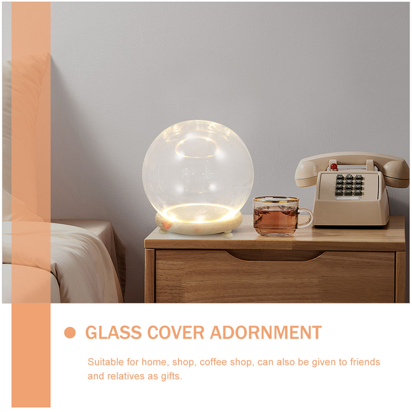 Dôme en verre pour fleurs stab - Home Decor Shop avis et prix