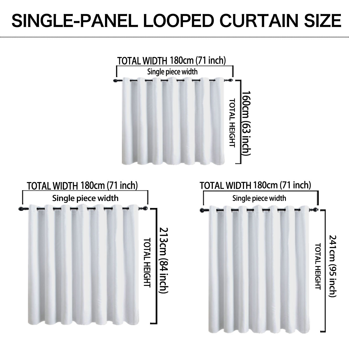 1 rideau à boucle unique impri - Home Decor Curtains avis et prix