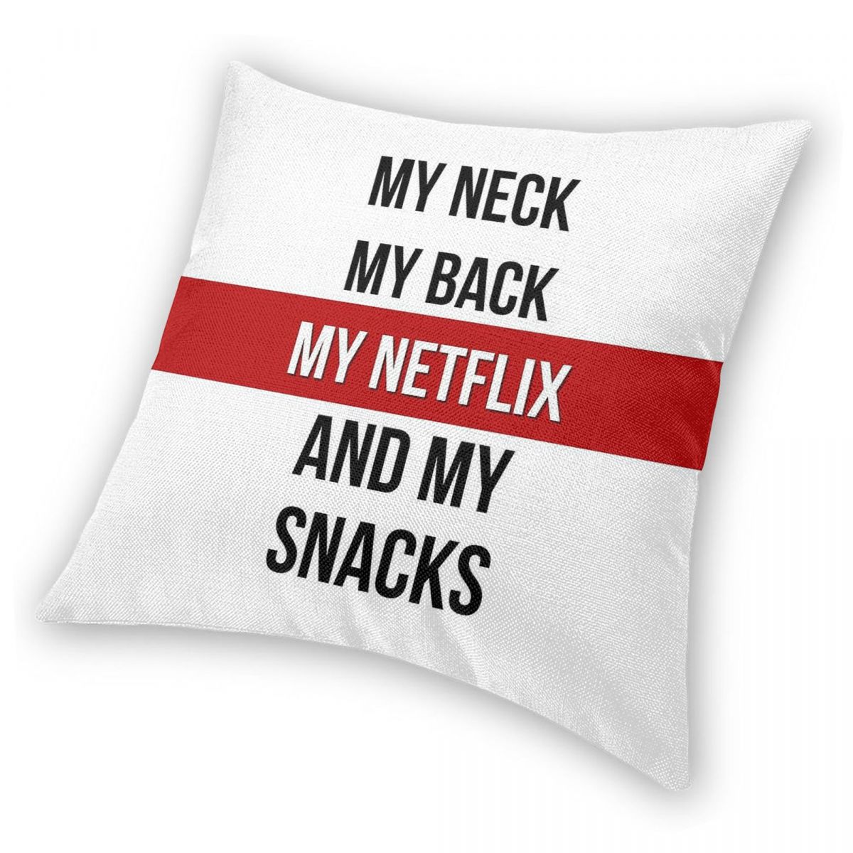 Juste de coussin carrée en pol - Home Decor Netflix avis et prix