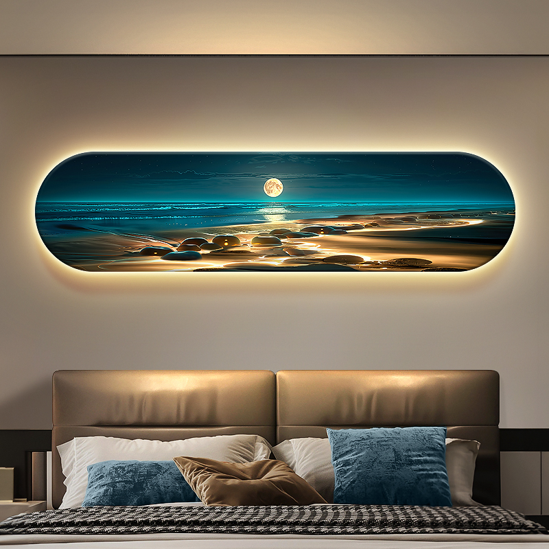 Lampe murale ondulée d'océan,  - Hanging Moon Lamp avis et prix