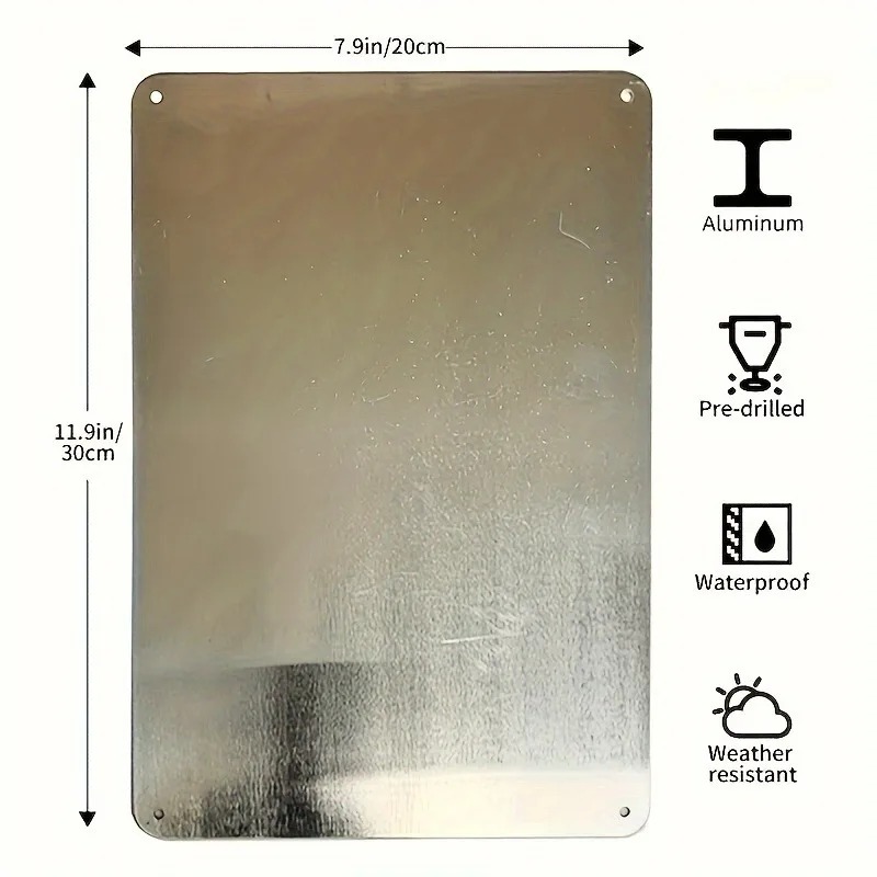 Plaque en aluminium personnali - Home Decor Shop avis et prix