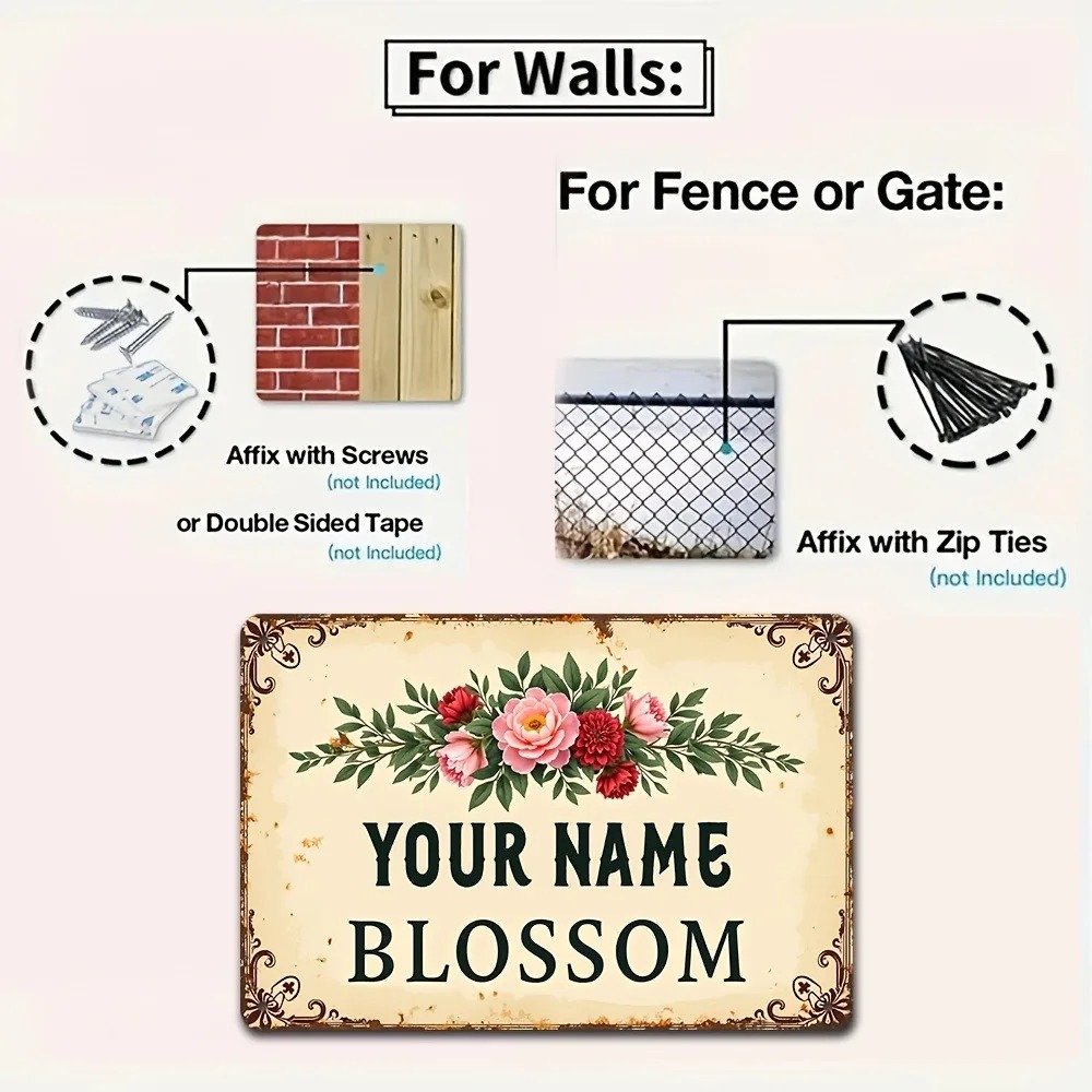 Plaque en aluminium personnali - Home Decor Shop avis et prix