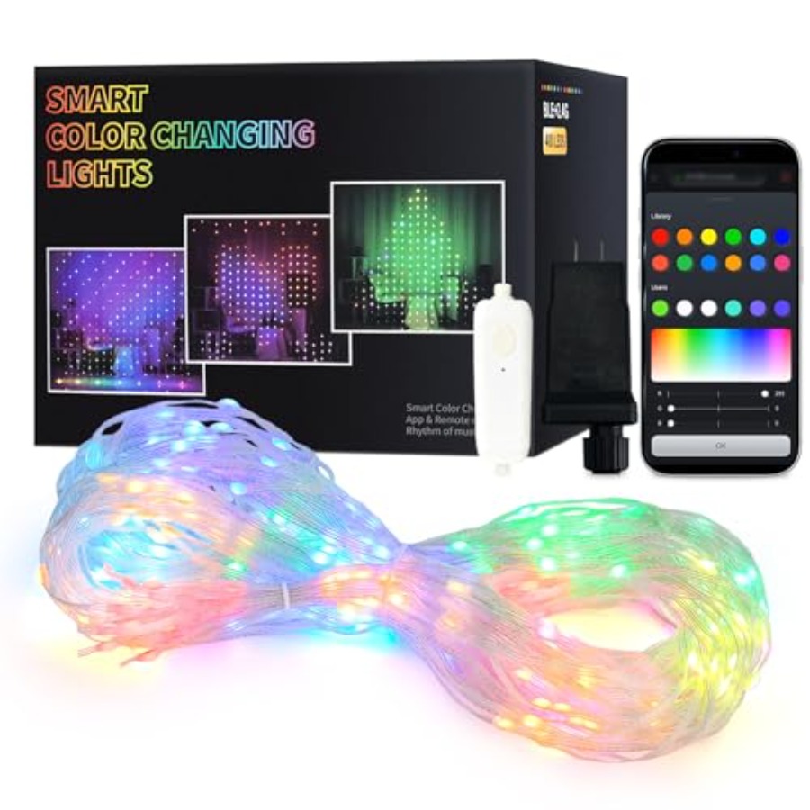Guirlandes lumineuses RGB à co - String Curtain Light avis et prix