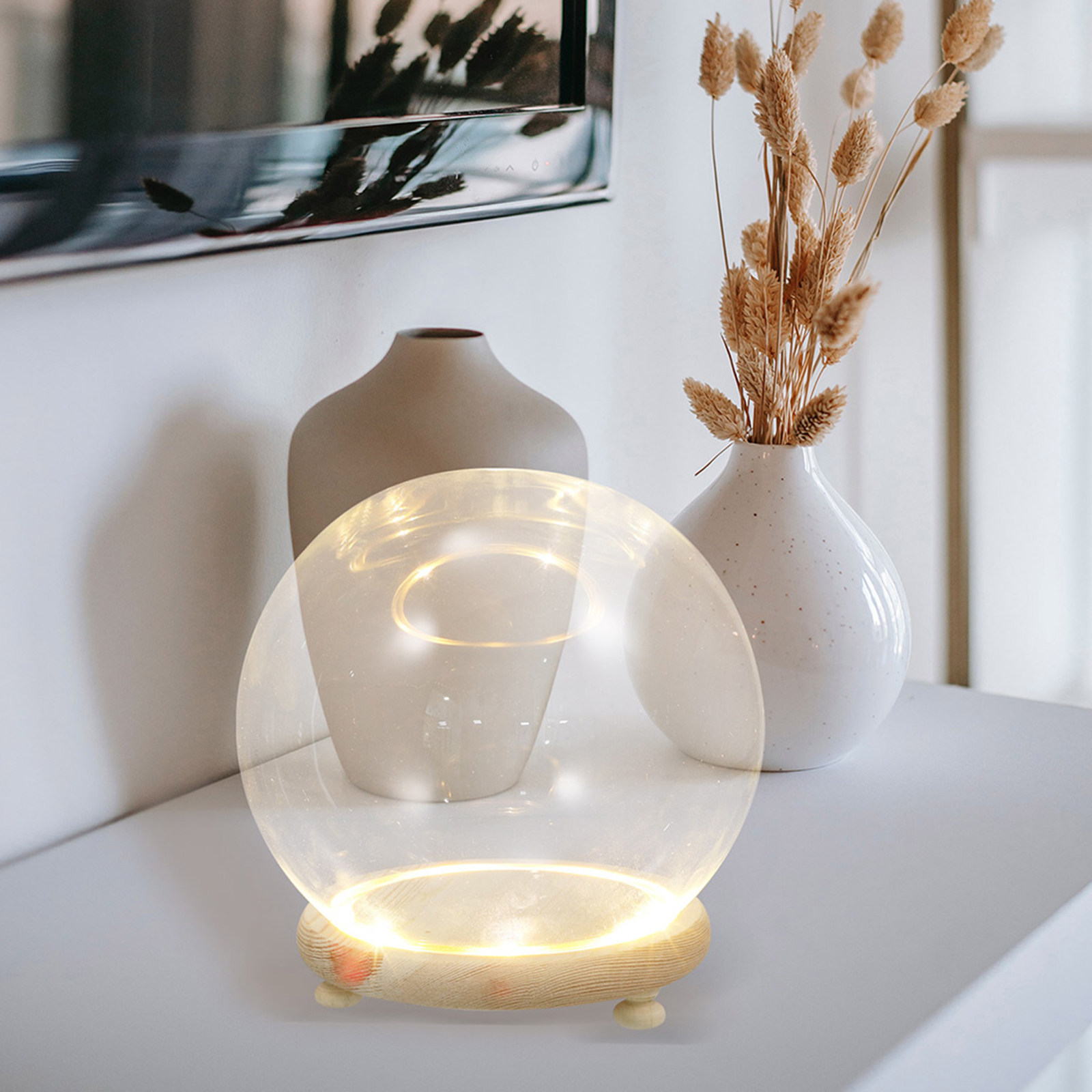 Cloche en verre avec base en b - Home Decor Shop avis et prix