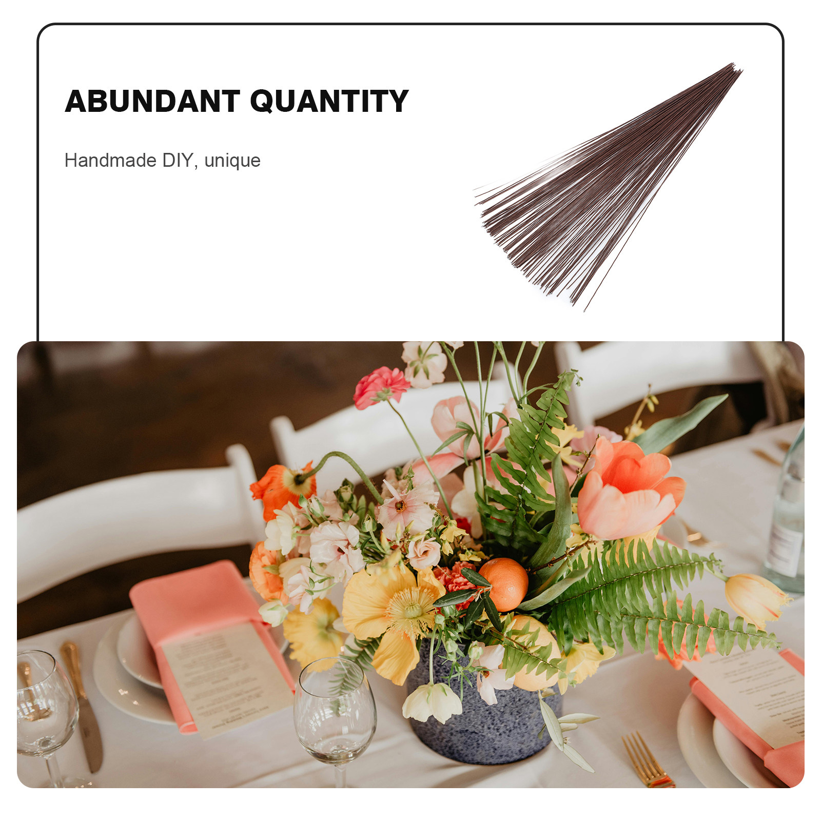 100 tiges de fleurs artificiel - Home Decor Shop avis et prix