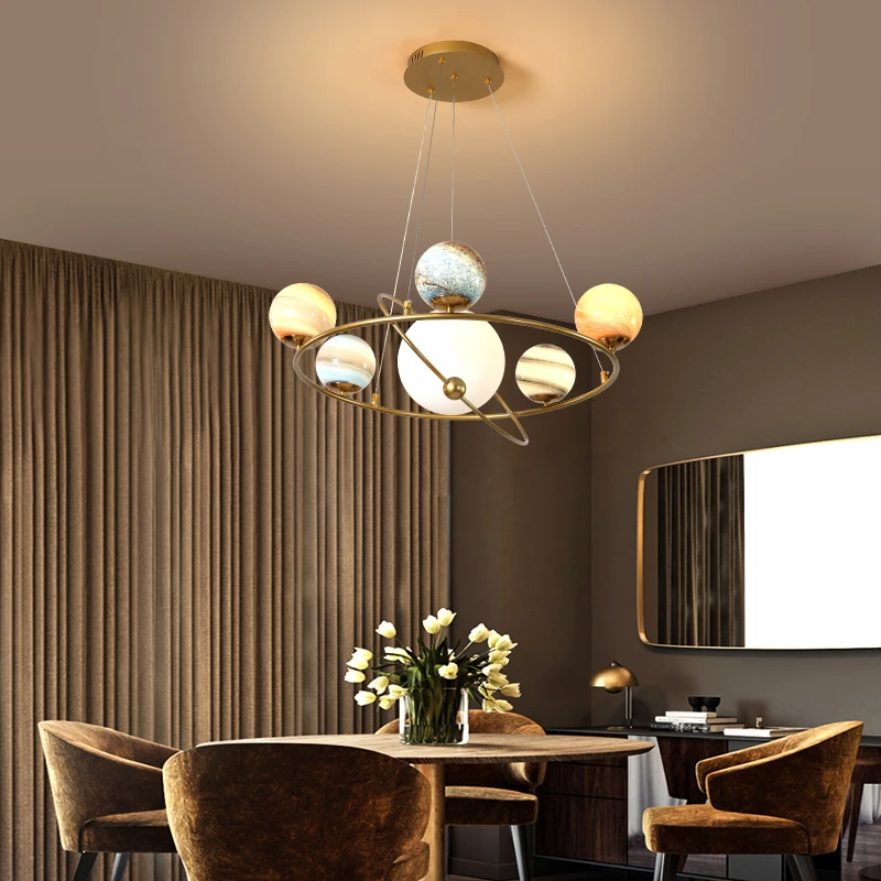 Nordique planète lustre plafon - Hanging Moon Lamp avis et prix