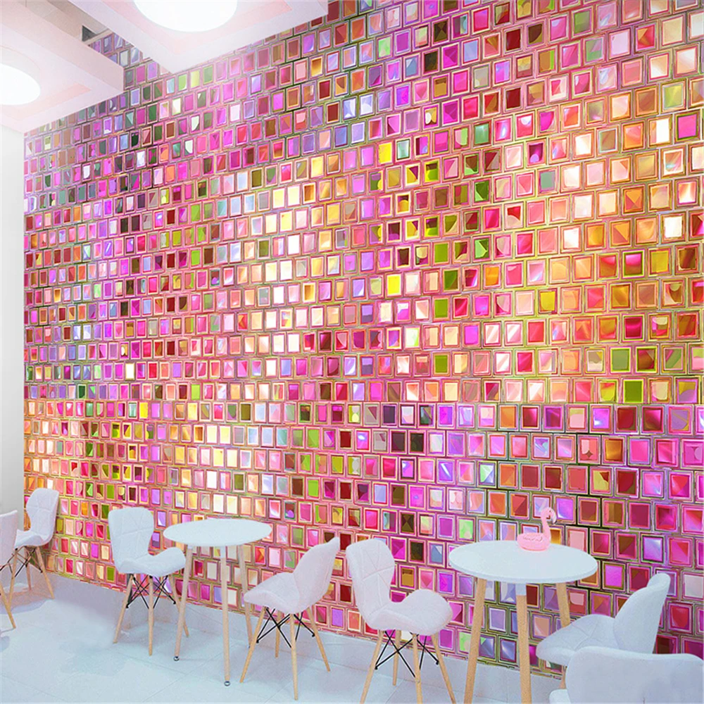 Papier peint mosaïque coloré p - Home Decor Online Shopping avis et prix