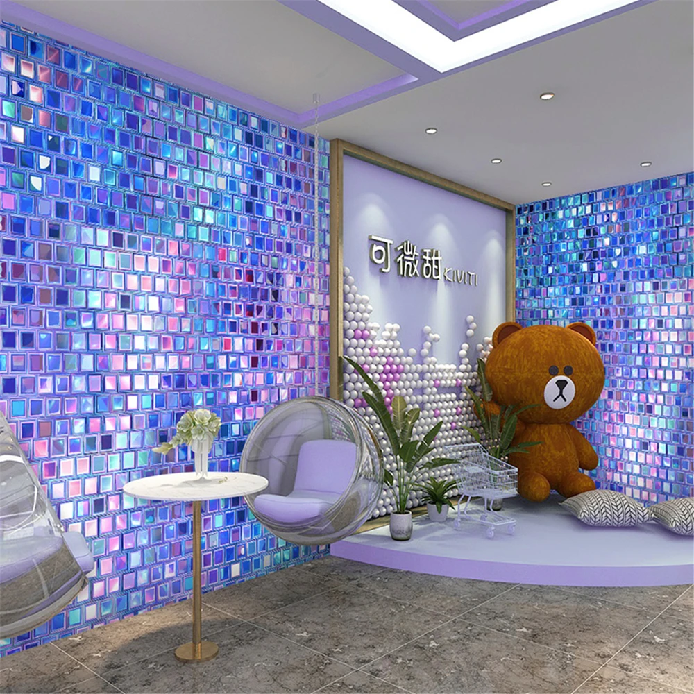 Papier peint mosaïque coloré p - Home Decor Online Shopping avis et prix