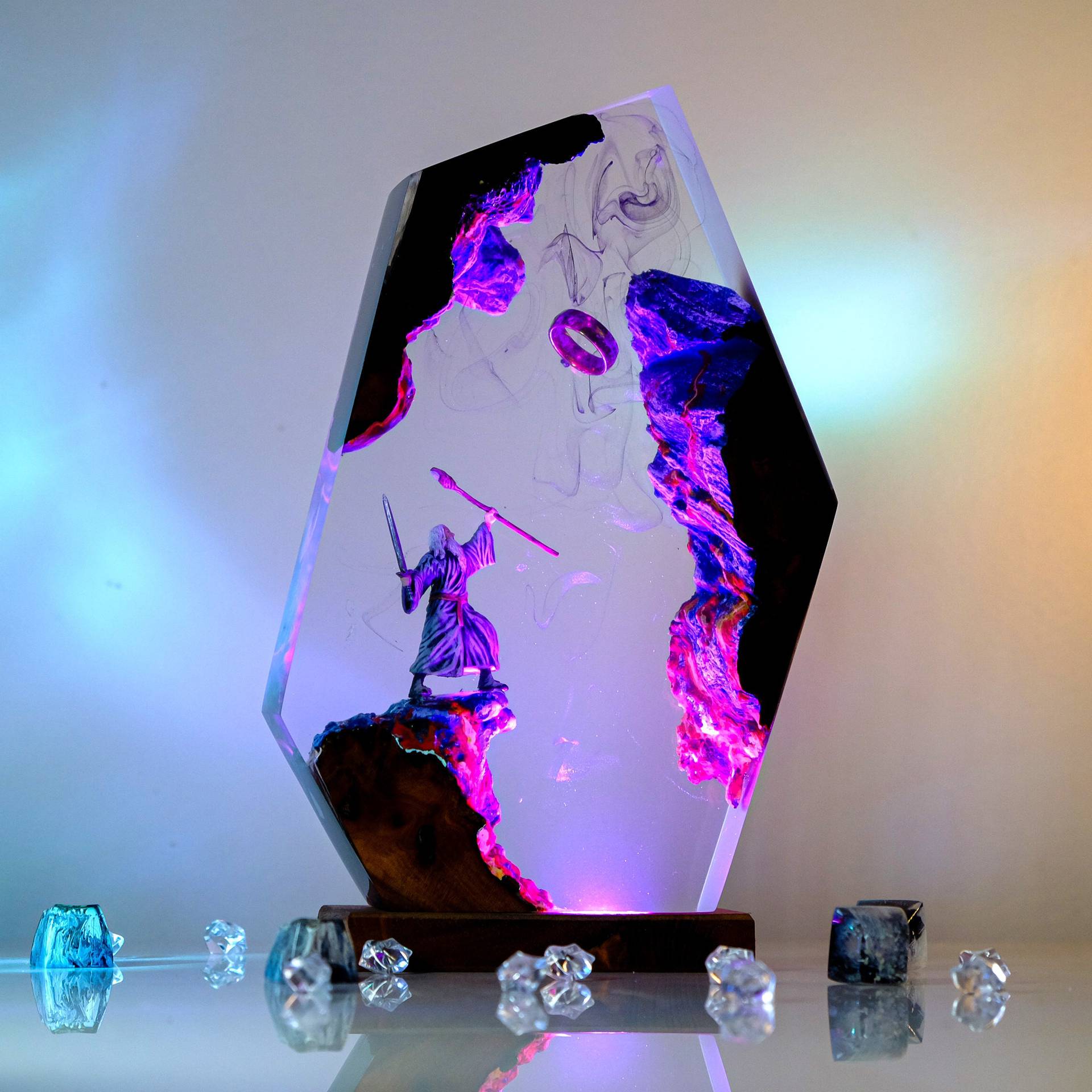 Lampe de table en résine Scène - Home Decor Unique avis et prix