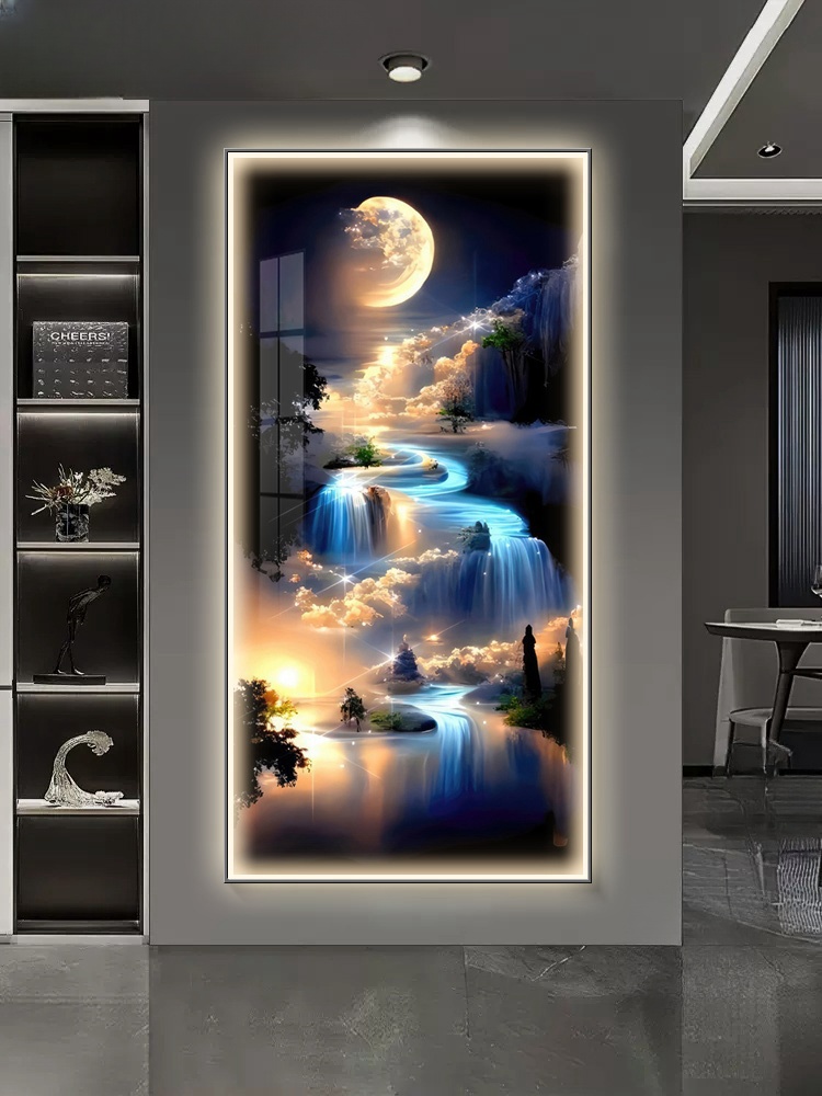Lampe murale ondulée d'océan,  - Hanging Moon Lamp avis et prix