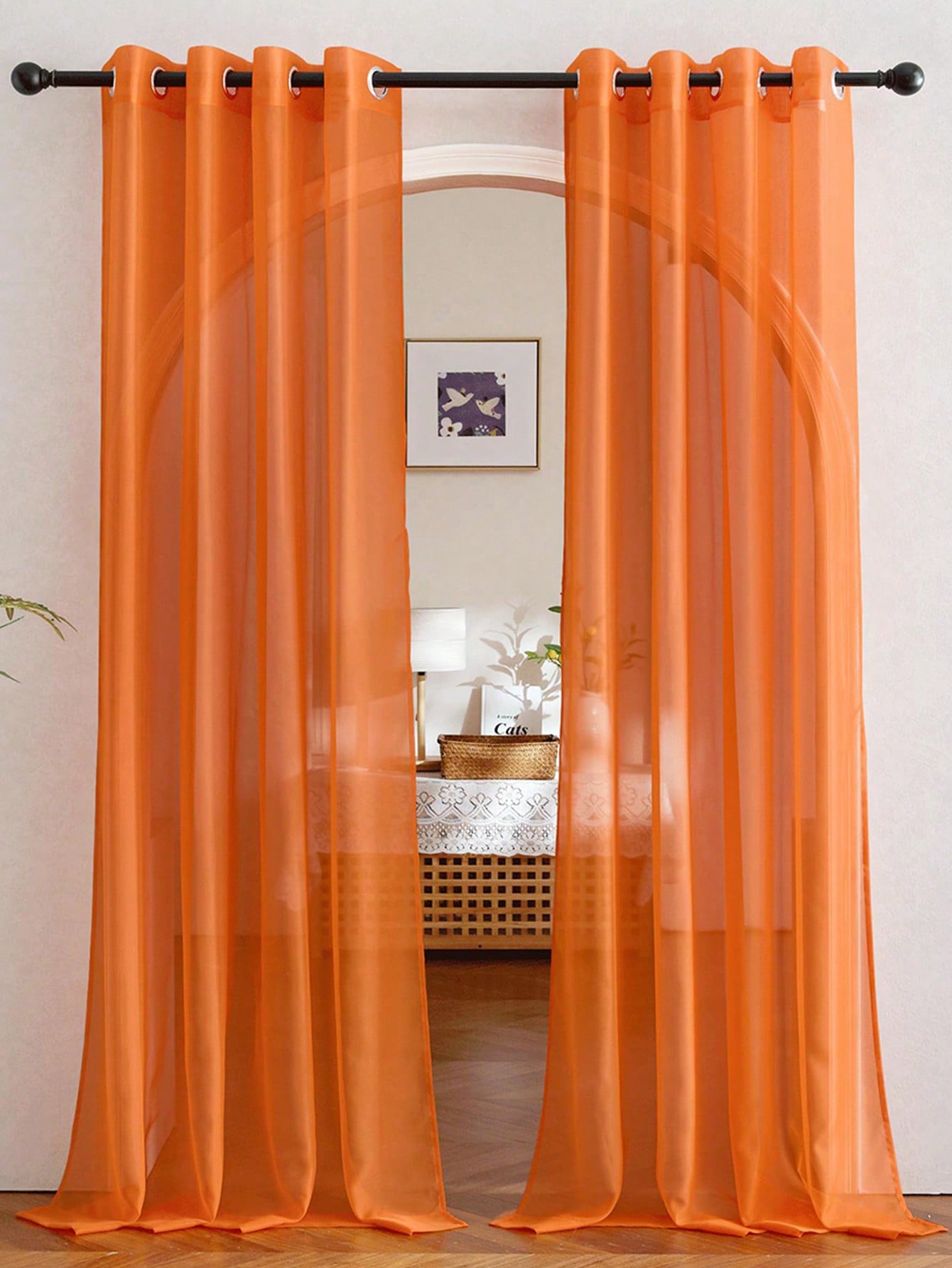 1 pièce de rideau élégant en o - Home Decor Curtains avis et prix