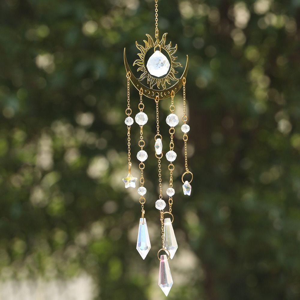 Pendentif en cristal Lune Flam - Crystal Sun Catcher avis et prix