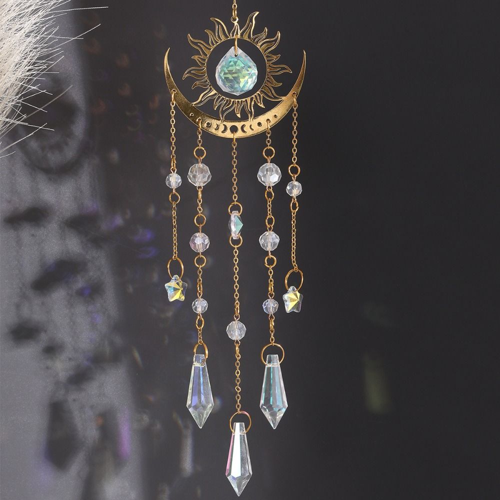 Pendentif en cristal Lune Flam - Crystal Sun Catcher avis et prix